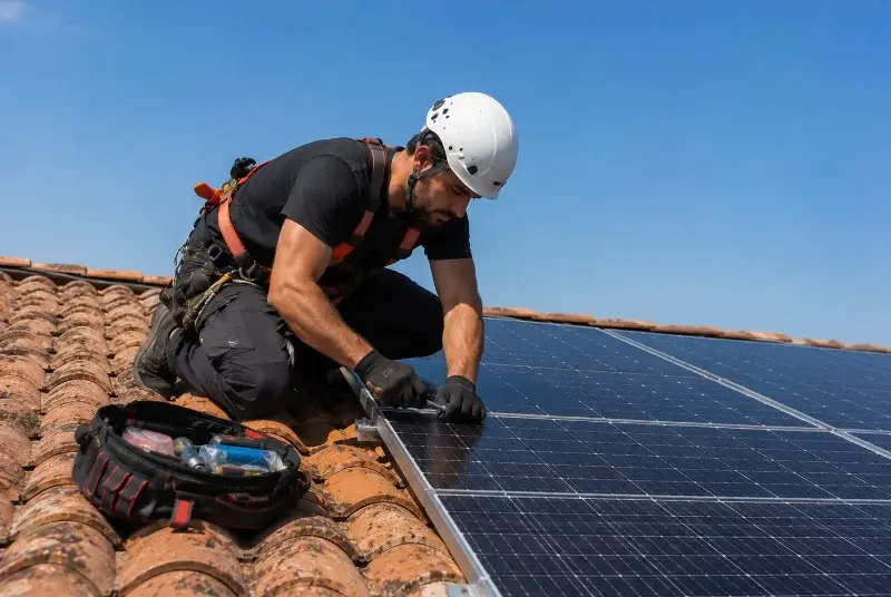 Maintenance et monitoring de panneaux solaires à Surbourg